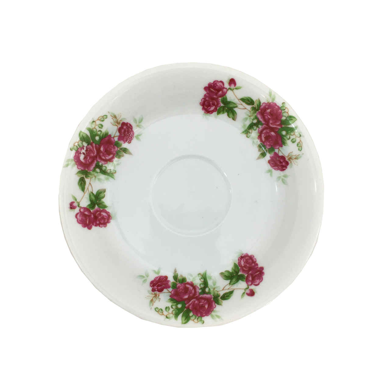 Persische Teetasse - Porzellan mit Gol Sorkhi Design (Set mit 6)