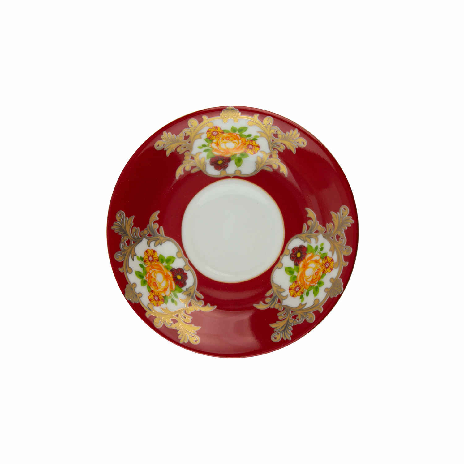 Persische Teetasse - Porzellan mit Golbaran Design (Set mit 6)