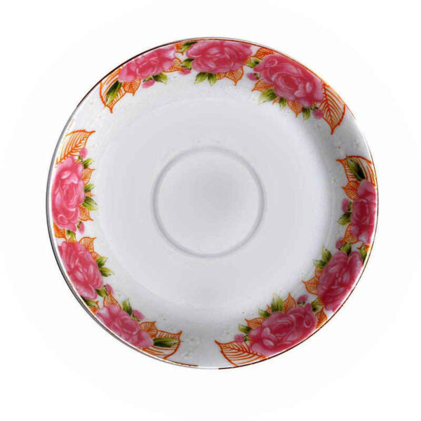 Persische Teetasse - Porzellan mit Rose Design (Set mit 6)