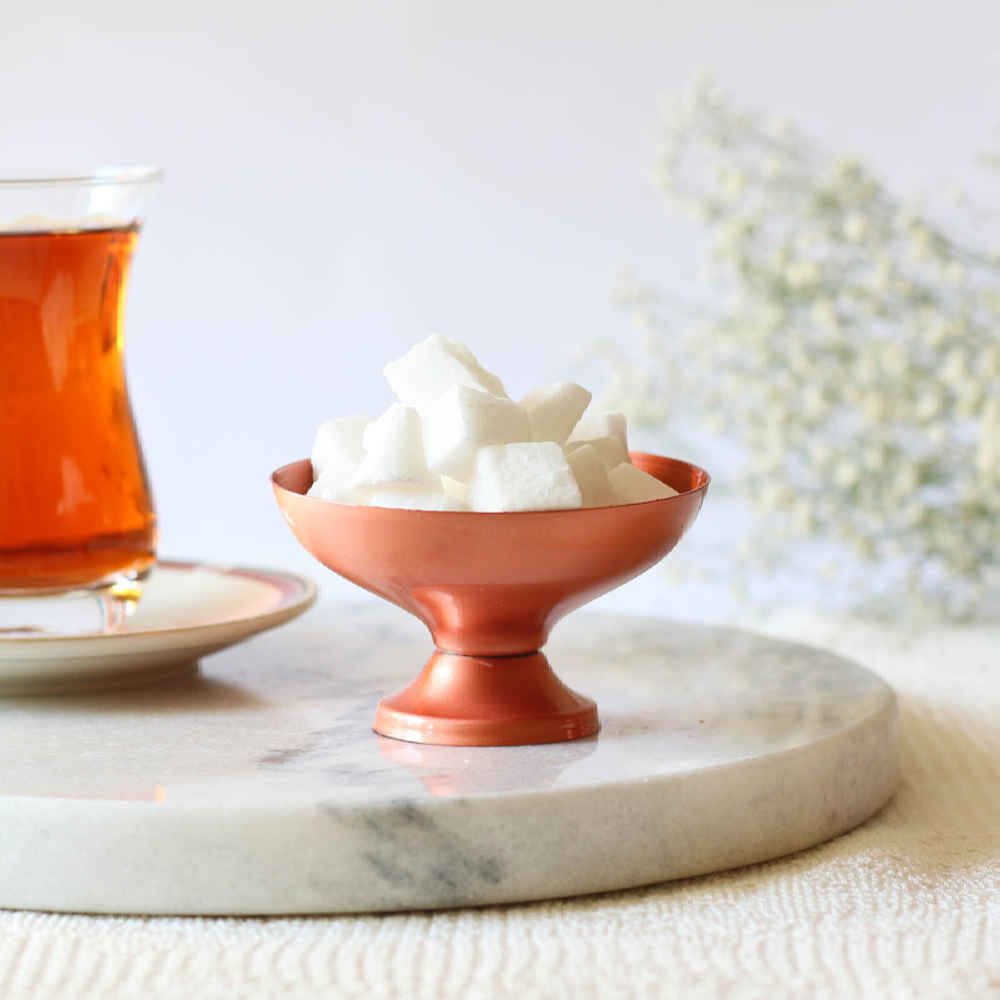 Persische Kupfer-Konfektschale gehämmert Arghavan