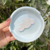 Handgefertigter Keramik-Aschenbecher – Minimalistisches Wolken-Design