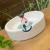Handgefertigter Keramik-Aschenbecher – Minimalistisches Hut-Design