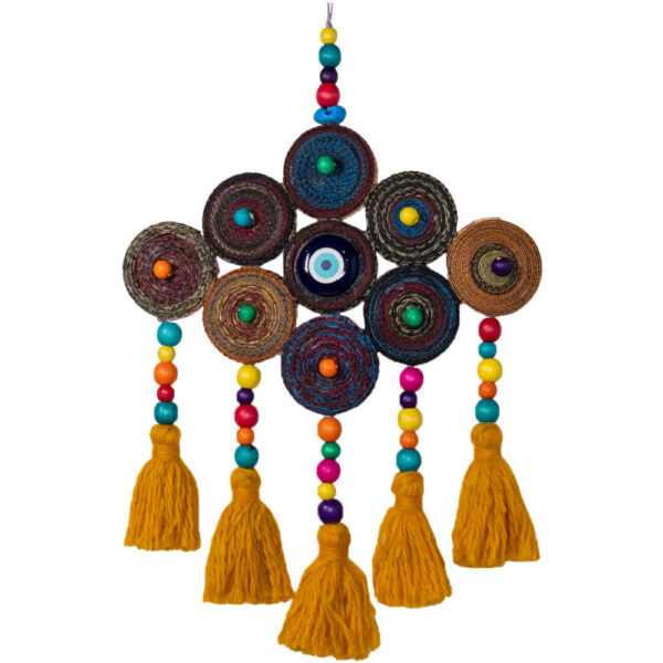 Handgemachtes Böses-Auge-Amulett zum Aufhängen