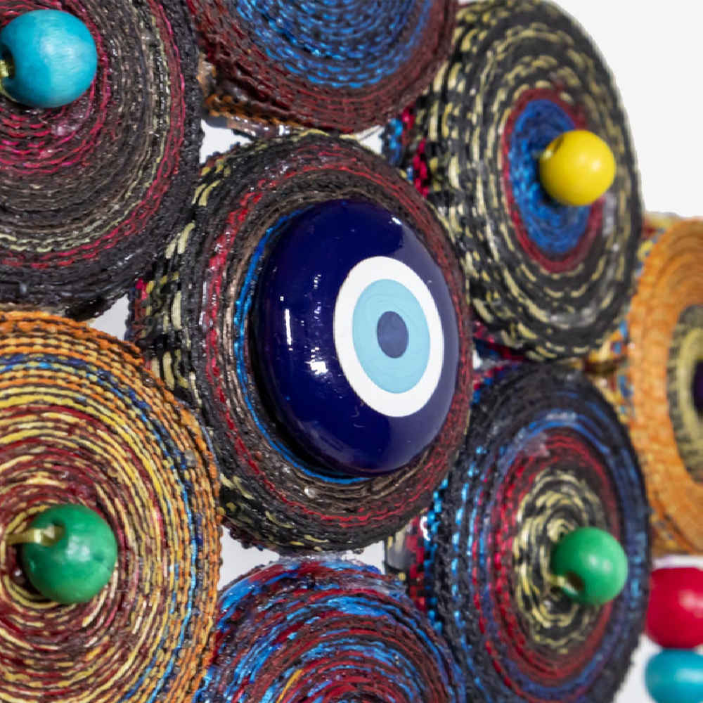 Handgemachtes Böses-Auge-Amulett zum Aufhängen