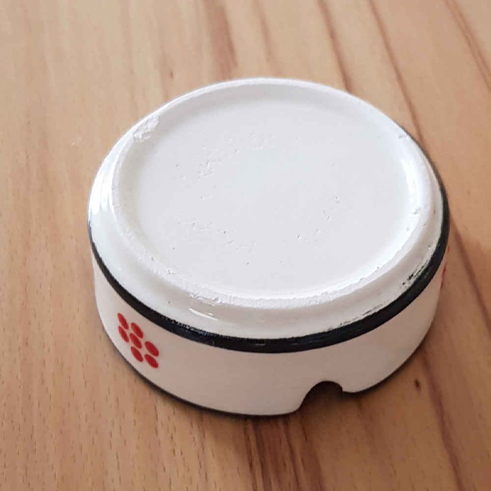 Persischer Töpfer-Aschenbecher – Handgefertigtes Punktkunst-Design Goldar