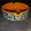 Persischer Töpfer-Aschenbecher – Minakari-Design Panah