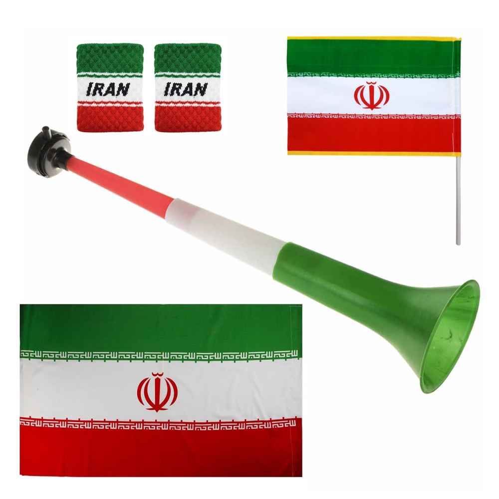 Fan-Set der iranischen Nationalmannschaft im Fußball