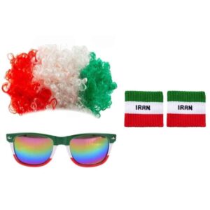 Fan-Set der iranischen Nationalmannschaft im Fußball