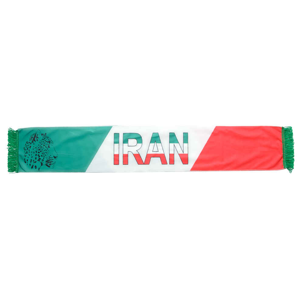 Schal der iranischen Flagge für Fußballfans