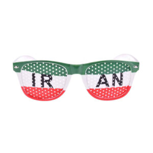 Brille der iranischen Fußballmannschaft für Fans