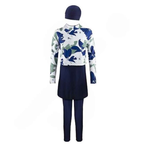 Islamisches Marineblaues Modisches Badebekleid für Frauen