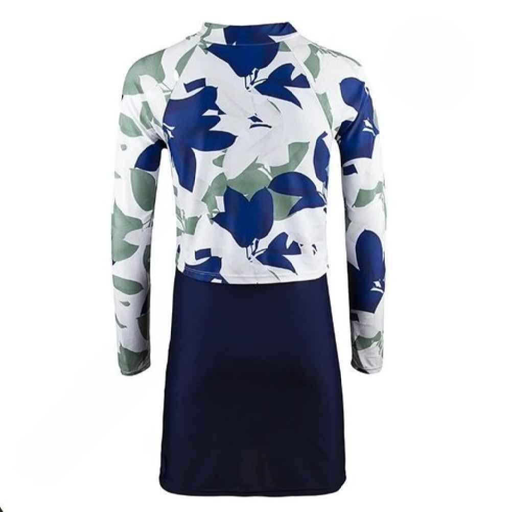 Islamisches Marineblaues Modisches Badebekleid für Frauen