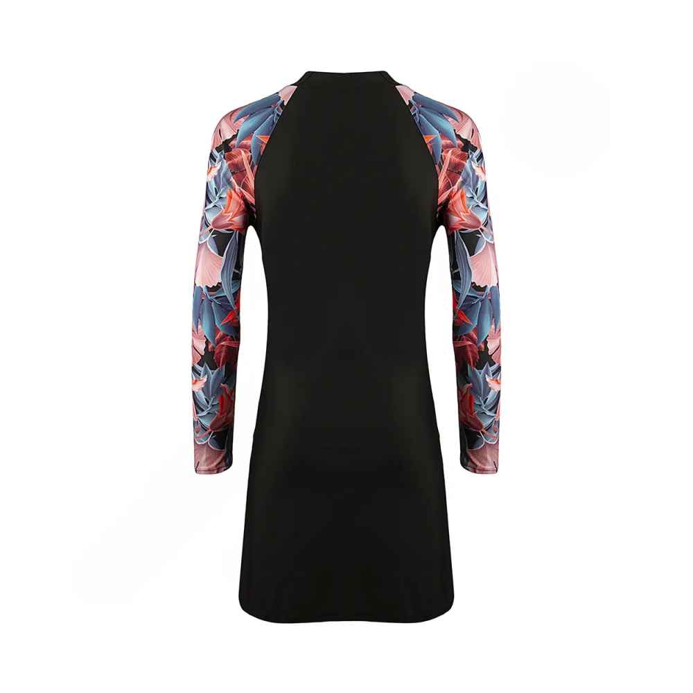 Langarm Modisches Burkini Badebekleid für Frauen