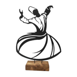 Metall Minimalistische Figur Kunstwerk Skulptur Raghs Sama
