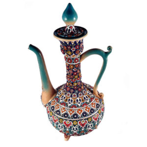 Persischer Töpfer-Rosewater-Sprenger – Minakari Emaille Sahel