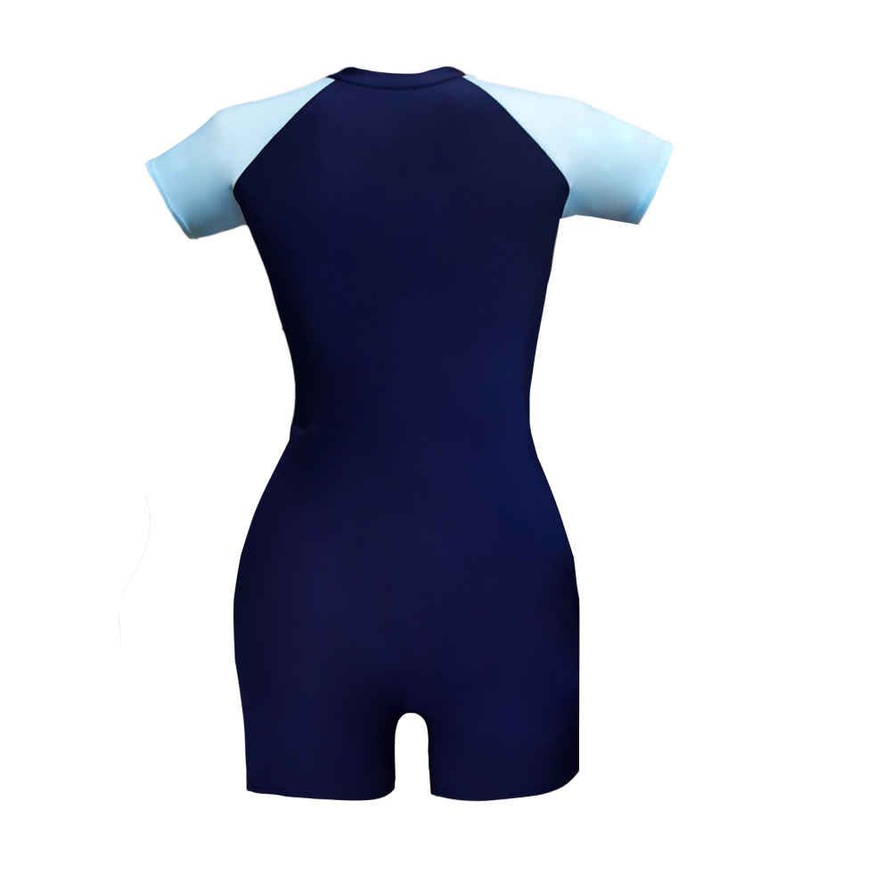 Plus-Size Kurzarm Badeanzug für Frauen