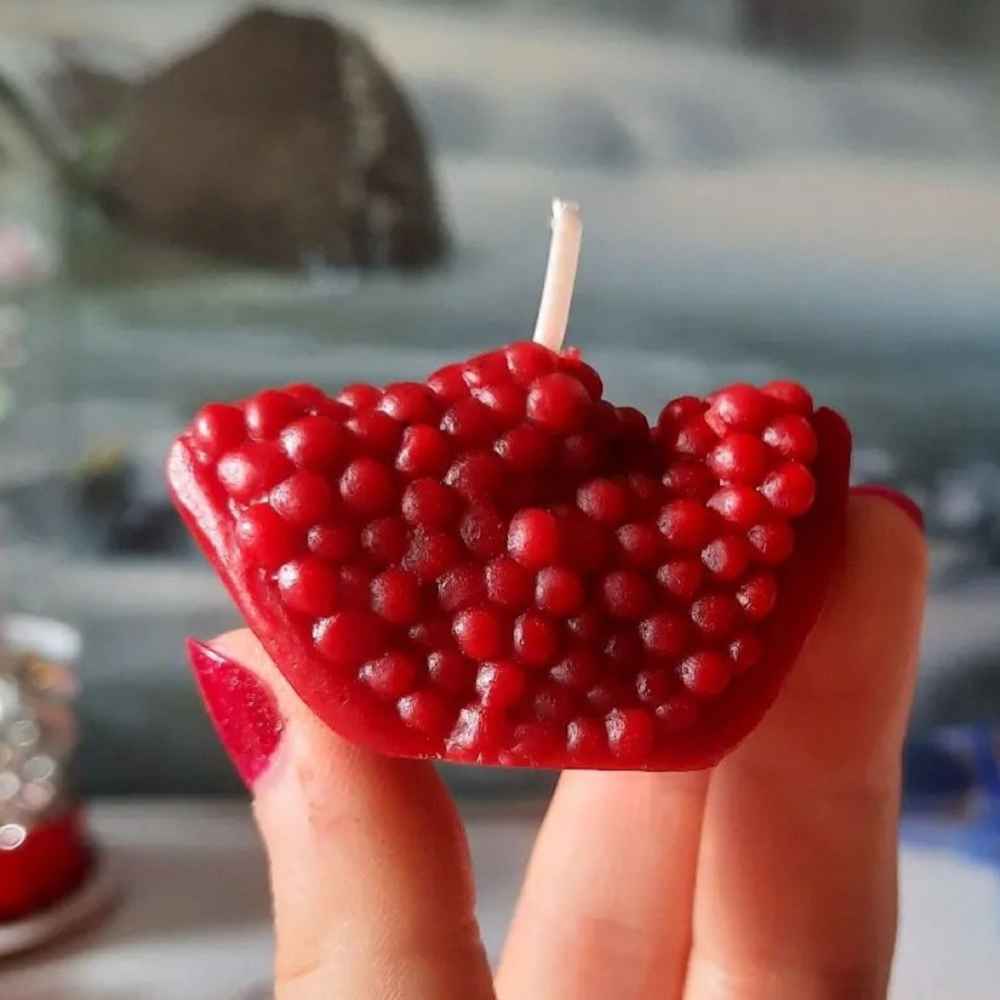 Granatapfel Silikon-Kerzenform