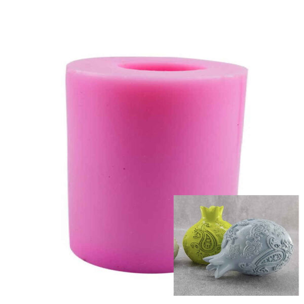 Granatapfel-Silikonkerzenform