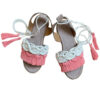 Slingback Macrame Boho Sandalen Modell Nahal