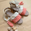 Slingback Macrame Boho Sandalen Modell Nahal