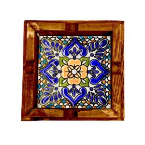 Persischer Holz-Aschenbecher – Traditionelles Kachel-Design Sonati