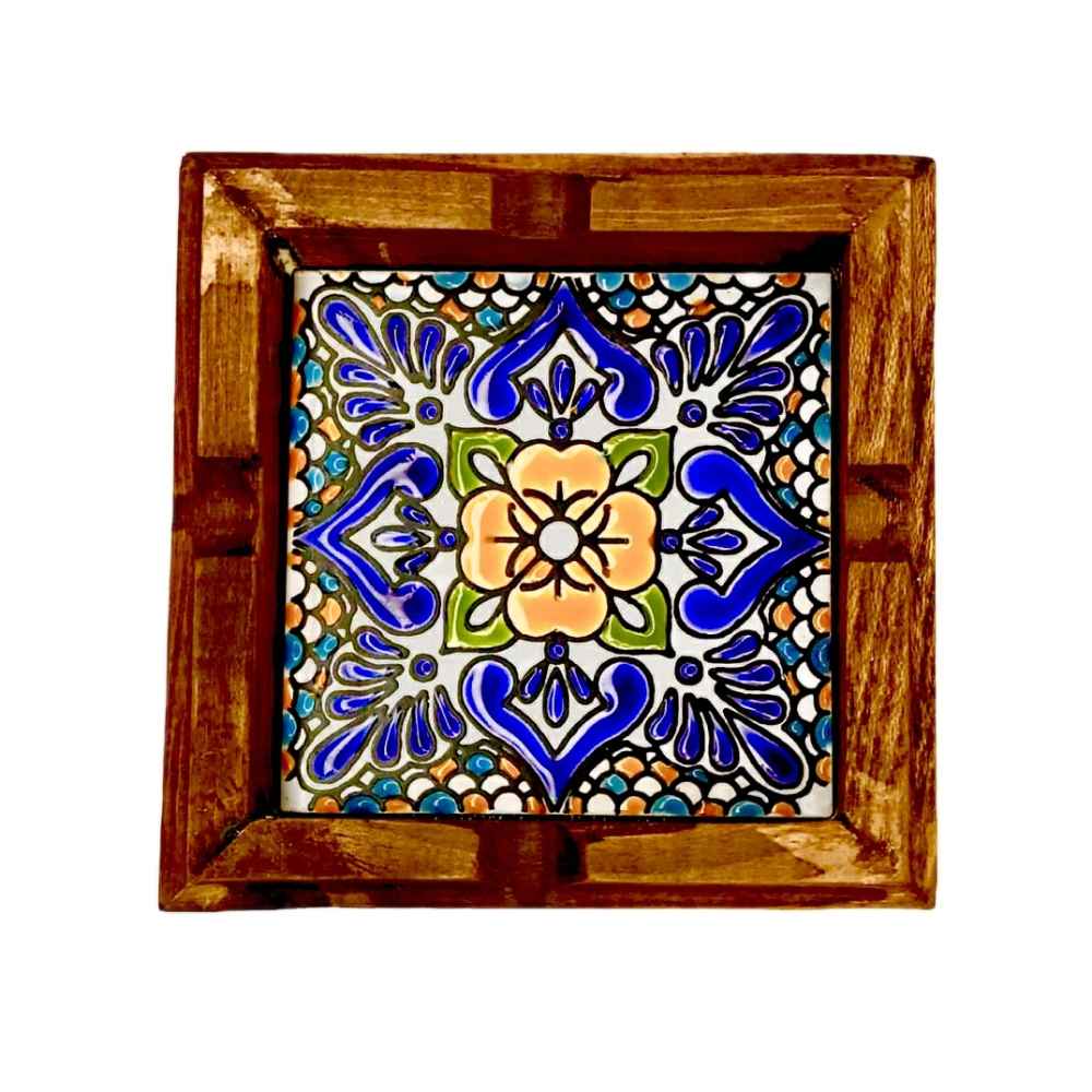 Persischer Holz-Aschenbecher – Traditionelles Kachel-Design Sonati