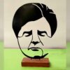 Metall Minimalistische Figur Kunstwerk Skulptur Mohammad-Reza Shajarian