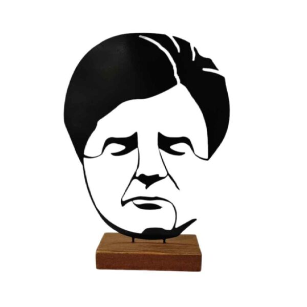 Metall Minimalistische Figur Kunstwerk Skulptur Mohammad-Reza Shajarian