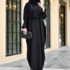 Traditionelle Schmetterlings-Abaya für Frauen – Weiches Baumwollgewebe