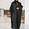 Stilvolle Abaya für Muslimische Frauen mit Weichem Kreppgewebe