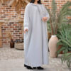 Stilvolle Abaya für Muslimische Frauen mit Weichem Kreppgewebe