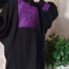 Traditionelle Schmetterlings-Abaya für Muslimische Frauen – Weiches Kreppgewebe