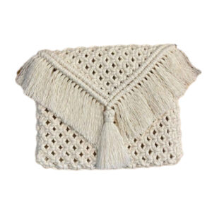 Macrame Crossbody Schultertasche – Luxus Handgefertigt