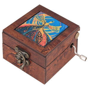 Handkurbel-Holz-Musikbox Modell Molana