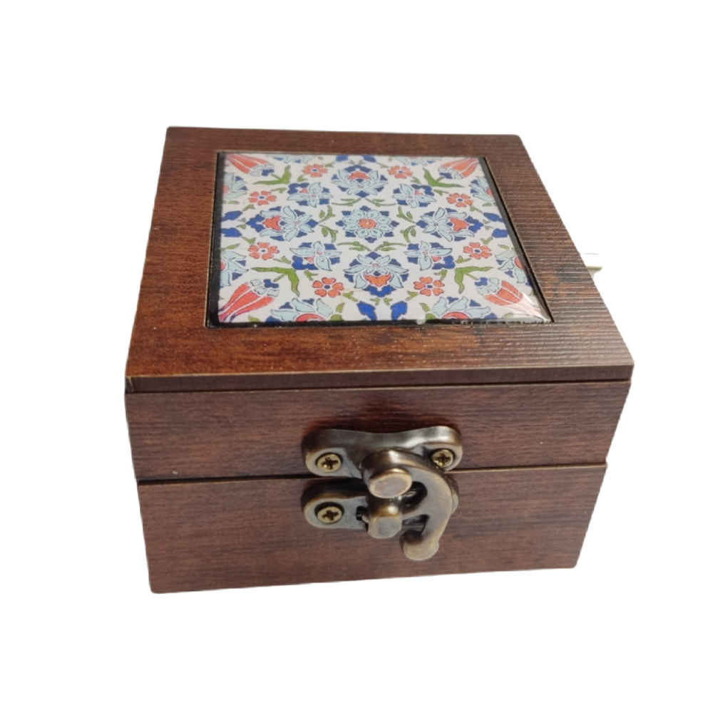 Handkurbel-Holz-Musikbox Modell Sepehr