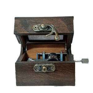 Handkurbel-Holz-Musikbox Modell Melodie