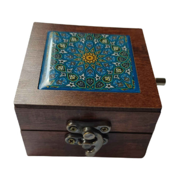 Handkurbel-Holz-Musikbox Modell Sahar