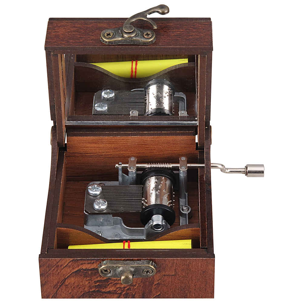 Handkurbel-Holz-Musikbox Modell Molana