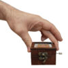 Handkurbel-Holz-Musikbox Modell Melodie