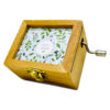 Handkurbel-Holz-Musikbox Modell Sonne