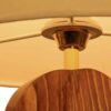 Akzent Holz-Tischlampe Handgefertigt Messina