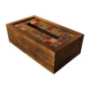 Persisches Holz-Abfalleimer- und Taschentuchbox-Set – Nahal