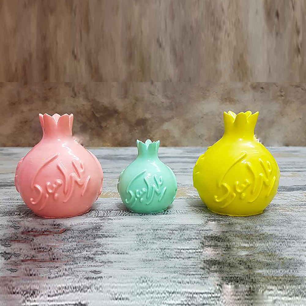 Silikon-Kerzenform im Yalda-Motiv