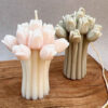 Silikonform für Tulpenstrauß-Kerzen