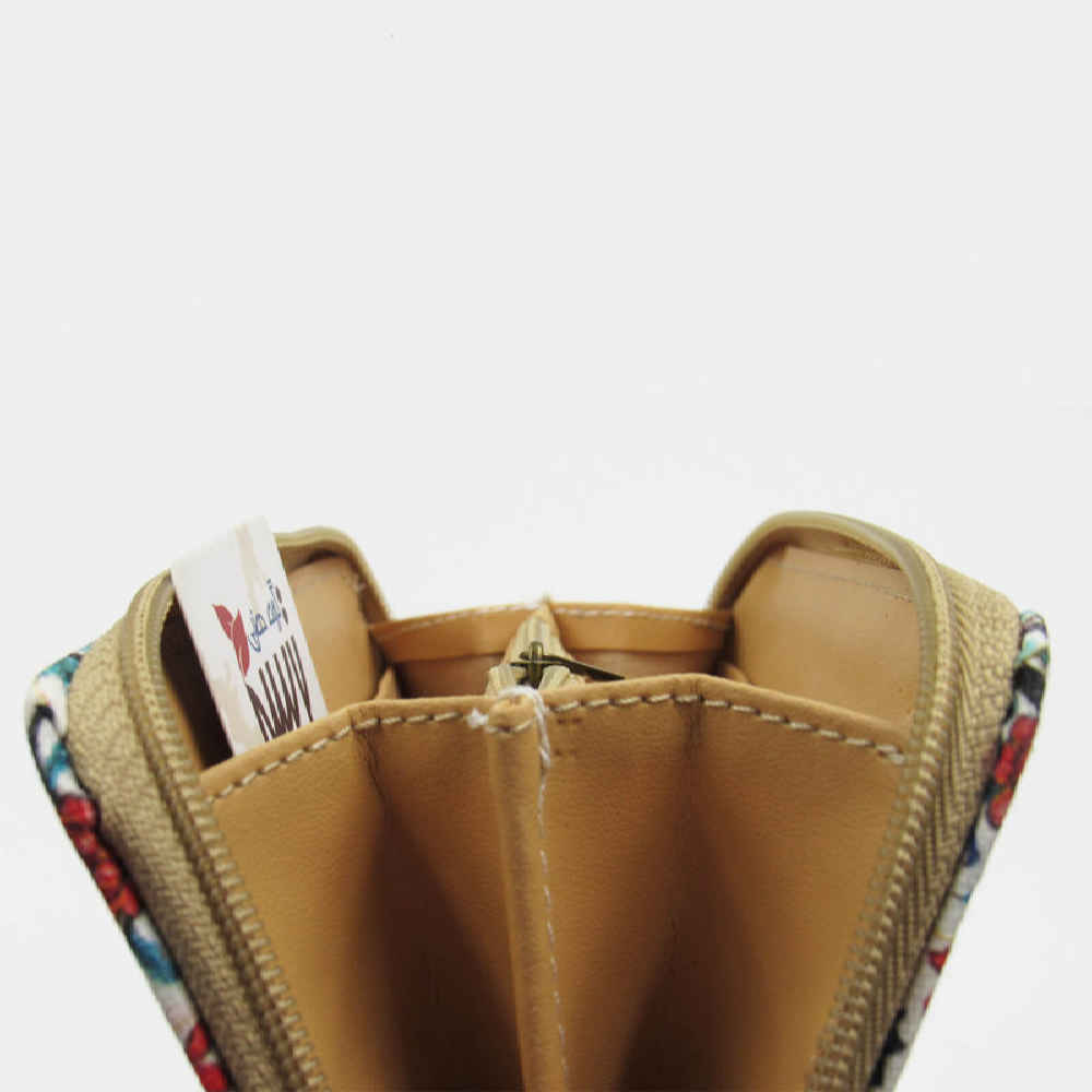 Stoffgeldbörse für Frauen mit persisch inspirierter Kunst – Muster Firoozeh