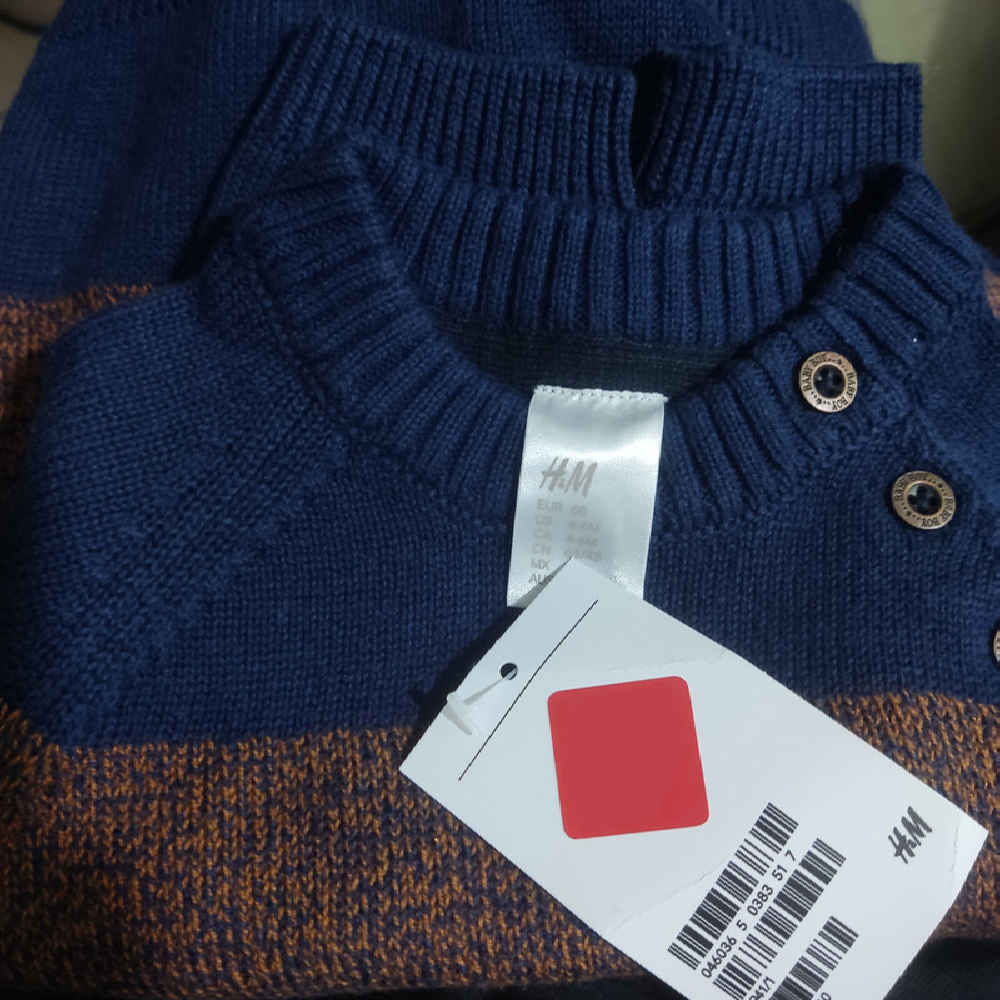 Langarm Baby Strickpullover Modell Shahin