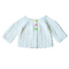 Baby Weißer Strickpullover Modell Nazanin