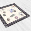 Samttischdecke Persische Kalligrafie Inspiriertes Design Eshgh