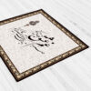 Samttischdecke Persische Kalligrafie Inspiriertes Design Sanama