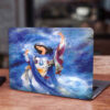Laptop Malerei Kunststil Sticker Dekal Modell Frau
